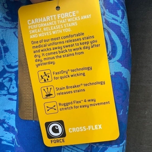 Carhartt CrossFlex Scrub Top NWT size Small - Picture 6 of 12